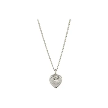 Givenchy Metal, Synthetic Cubic Zircon Necklaces Unisex Silver