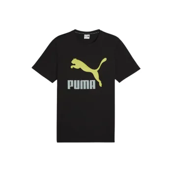 PUMA Classics Men's Logo Tee T Shirt Men's Black