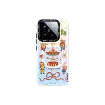 Marsfield Acrylic Material Double Layer IMD Laser Magnetic Case Myersphill Compatibility  Xiaomi 15/14/13 Pro