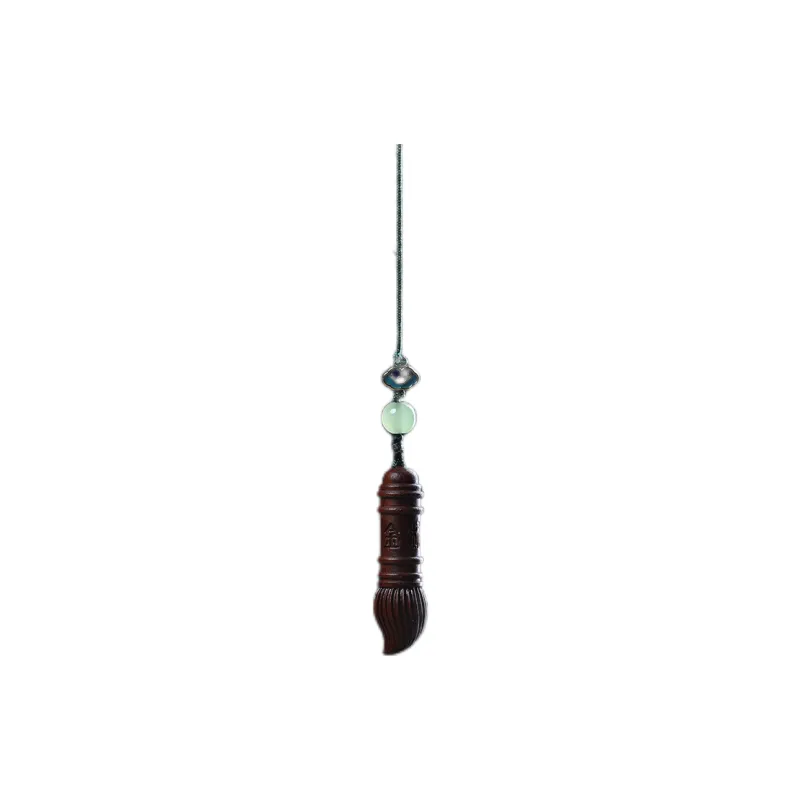 HUANAI Sandalwood Pendant With Backpack Attachment Unisex-16