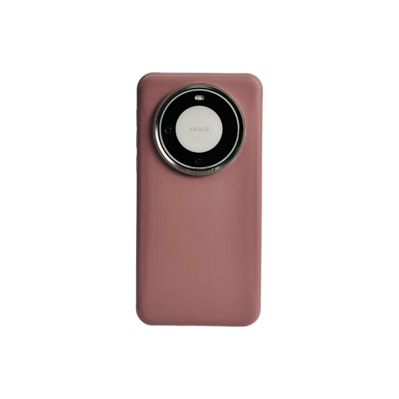 Wei Xin Leather Material Liquid Metal Lens Ring M Phone Cases Compatible With Huawei Mate 70/60 Pro/Pura 70/70 Pro+-4