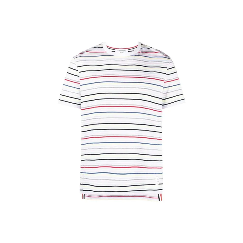THOM BROWNE Striped Crewneck T Shirt-0