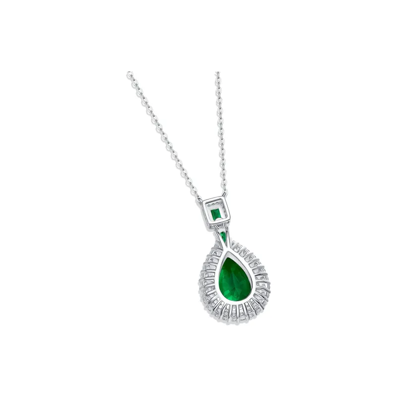 POTTICY Cultivated Emerald Necklaces Women's-2