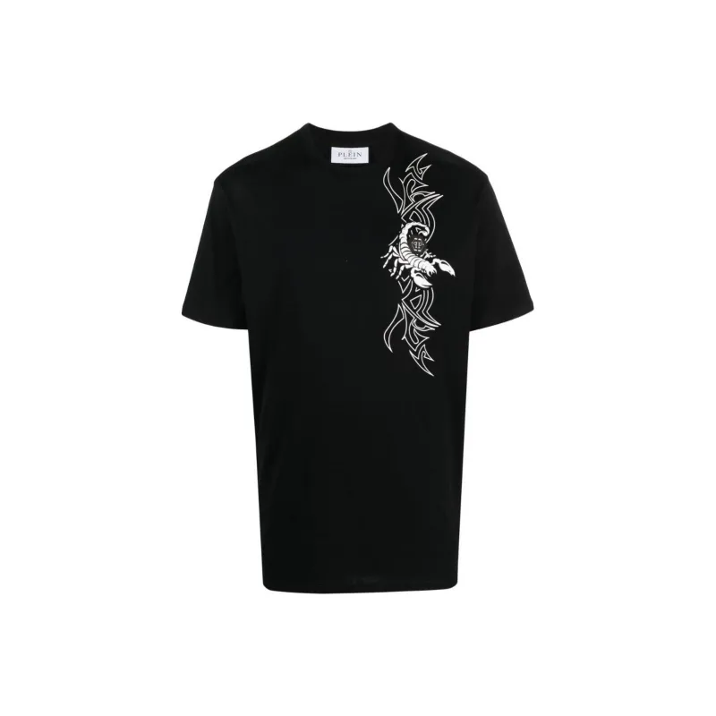 PHILIPP PLEIN Ss Scorpion Round neck T shirt-0