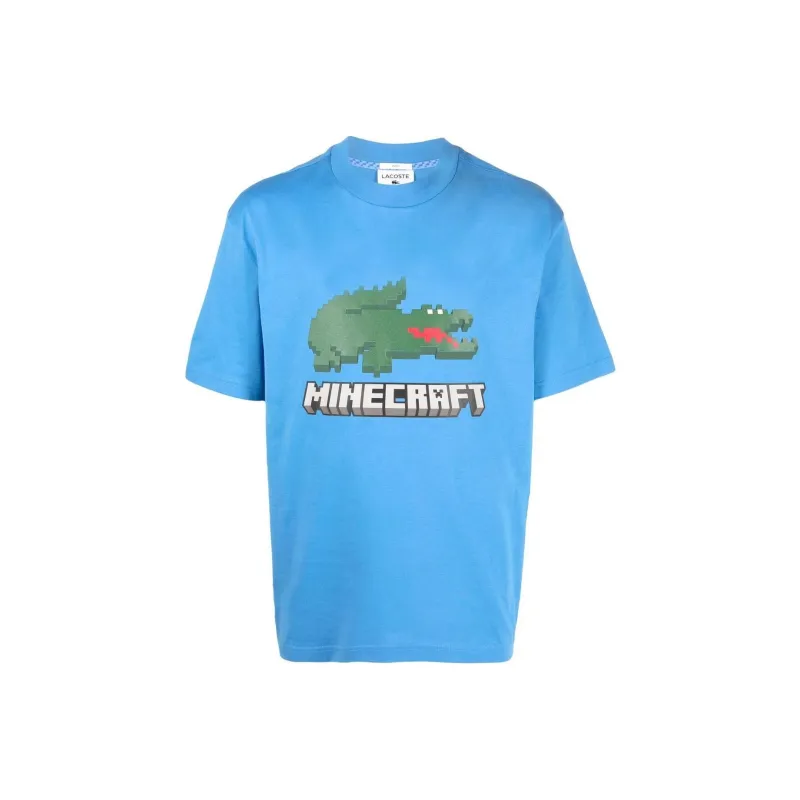 LACOSTE SS22 T Shirt Unisex Blue-0