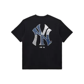 New Era x MLB T Shirt Unisex Black