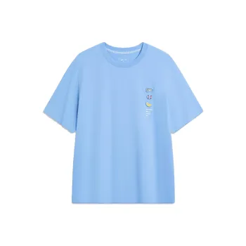 LiNing x LEAGUE OF LEGENDS Sports Life Collection T Shirt Men's Light Sea Blue