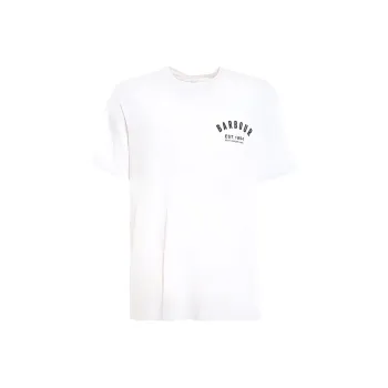 BARBOUR Logo print Short sleeved T shirt