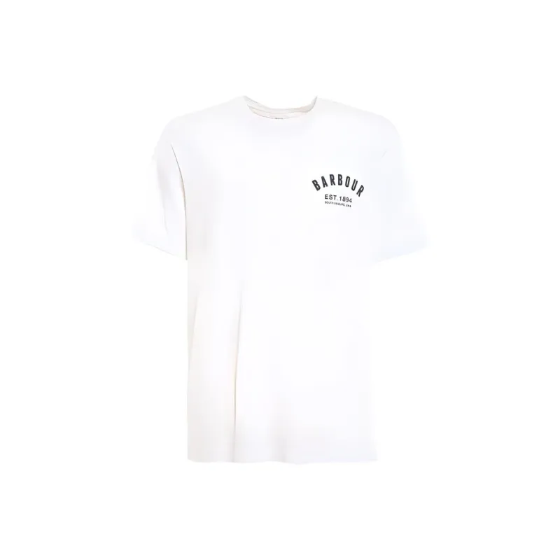 BARBOUR Logo print Short sleeved T shirt-0