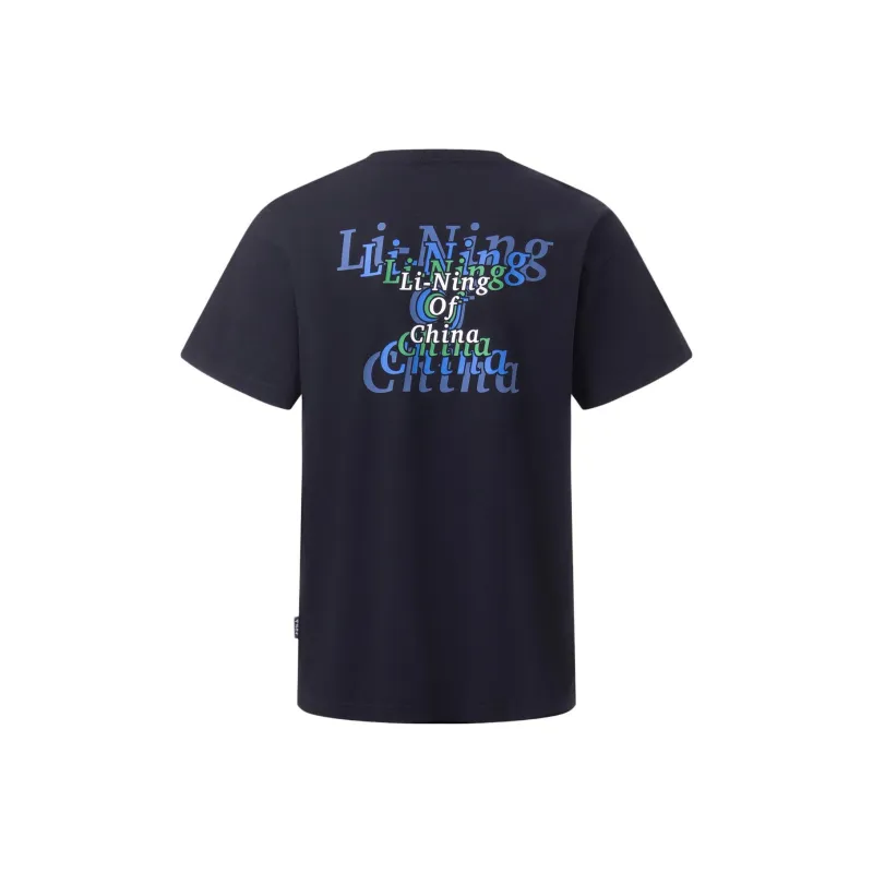 LiNing T Shirts Unisex Black-0