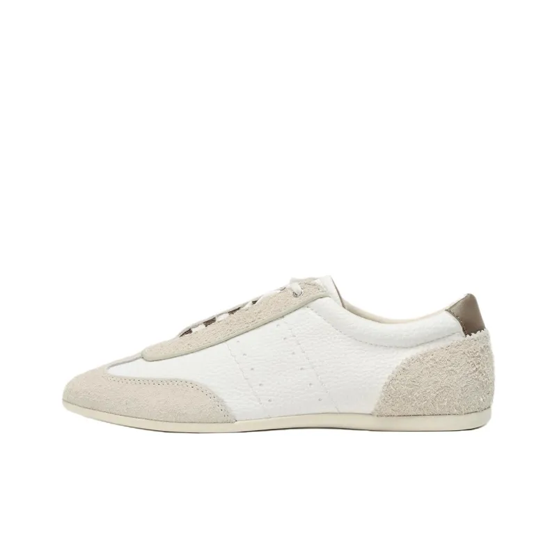 ZARA Low Top Casual Shoes Women's Beige-0