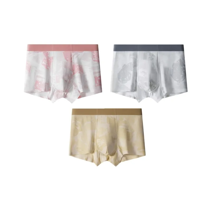 Qiao Ni Tong Underpants Men's 3 Pack-8