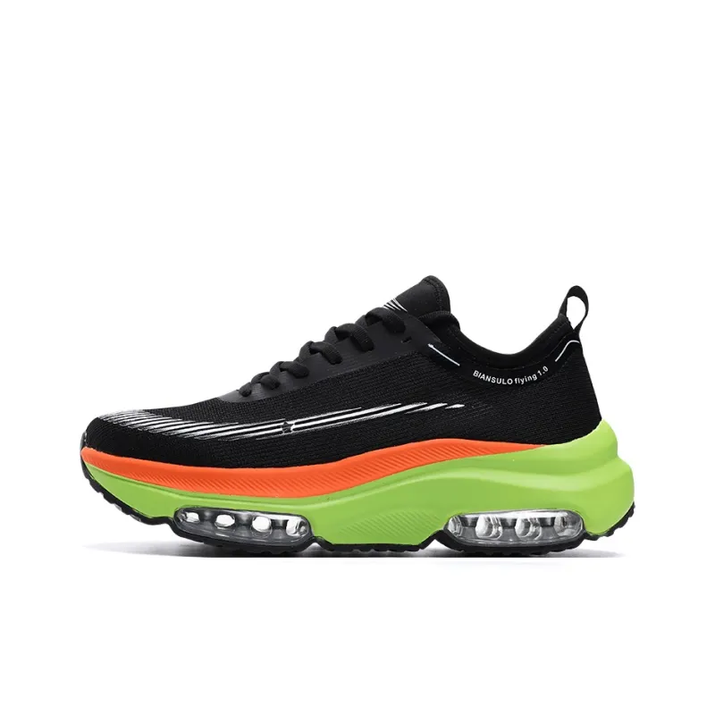 Black tailed deer Running Shoes Men Low Top Black Gray/White Rainbow/Green Rainbow/Black Rainbow-10