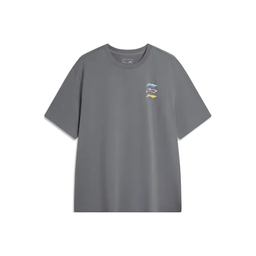 LiNing T Shirt Men's Shadow Gray