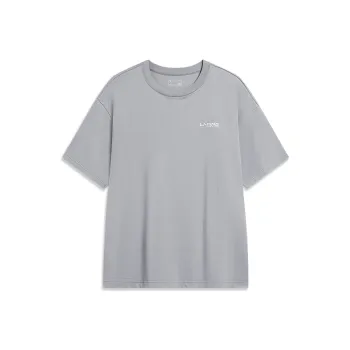 LiNing Sports Life Collection T-Shirt Men's Formal Gray