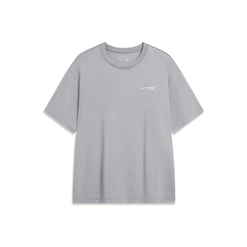 LiNing Sports Life Collection T-Shirt Men's Formal Gray-0
