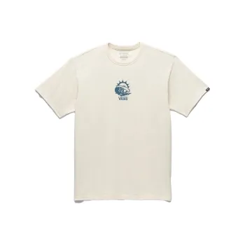 Vans T Shirts Unisex Cream White