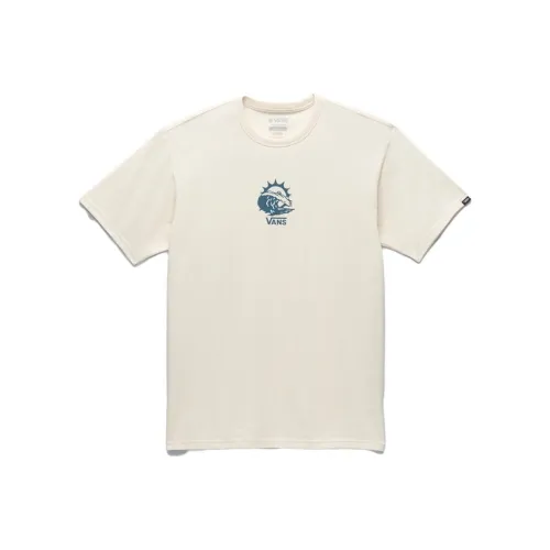 Vans T-Shirts Unisex Cream White