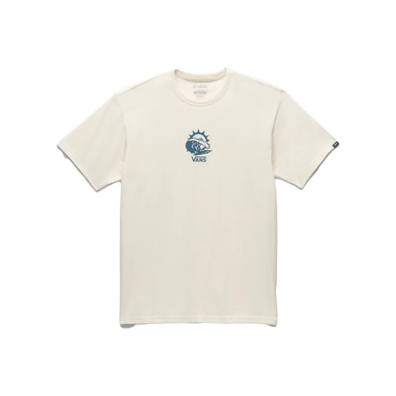 Vans T Shirts Unisex Cream White-0