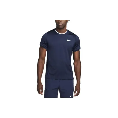Nike Court Advantage T Shirt Men's Marine Blue