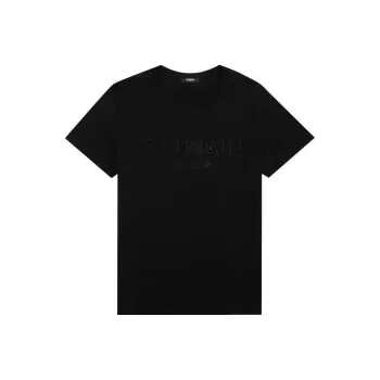 BALMAIN Embossed T Shirt