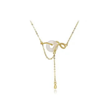 RIXIANGWAN Chalcedony Necklaces Unisex