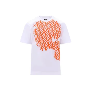 FENDI Ff Embroidered T Shirt