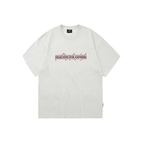 PCLP 2023 Spring Summer Broken Mirror T-Shirts Unisex Warm Heather Gray