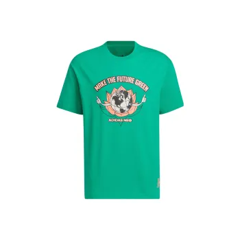 Adidas Neo T Shirt Unisex Lawn Green