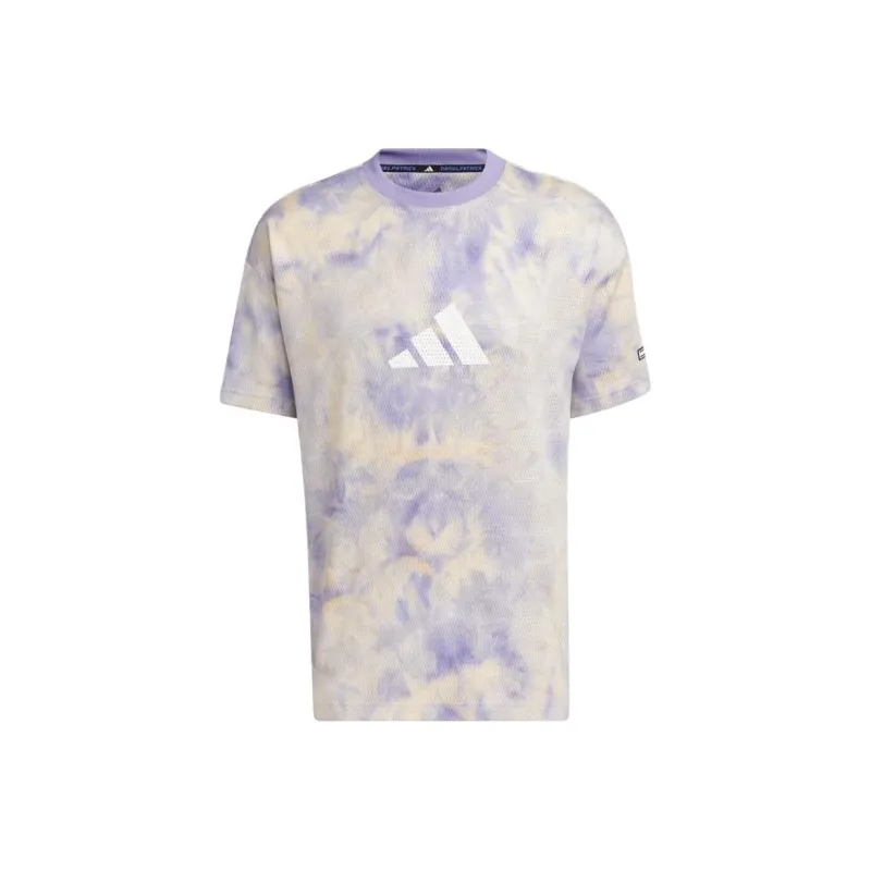 Adidas T-Shirts Men Lilac-0
