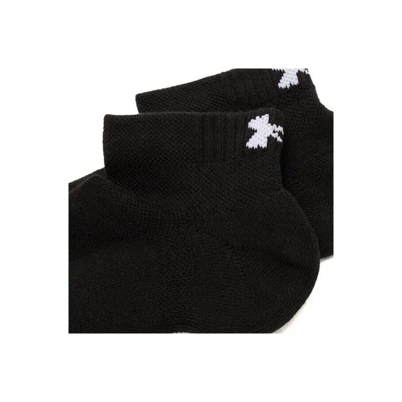 Under Armour Ankle Socks Unisex 3 Pack Black-1