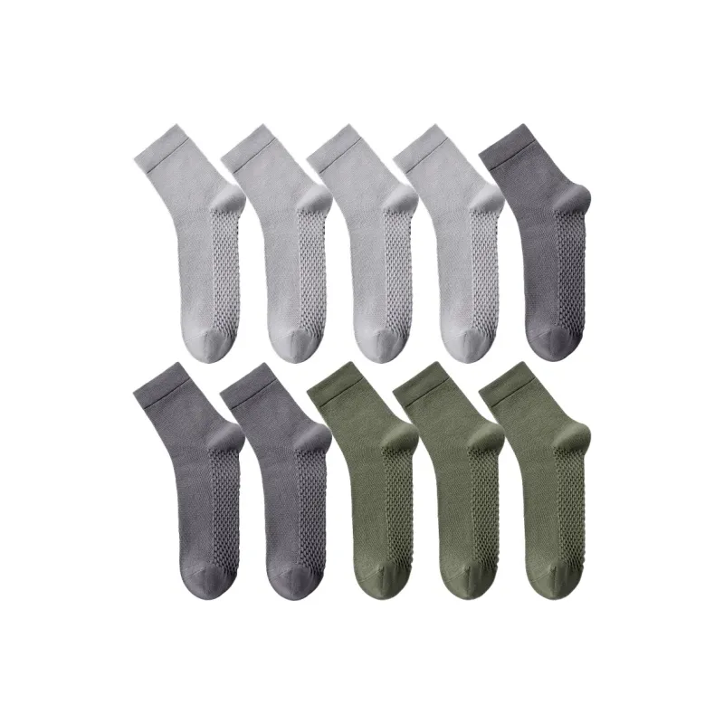 Cotton Gene Mid Calf Socks Men's Combo Set-24