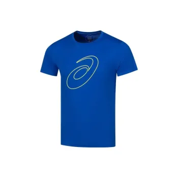 Asics Set in Sleeve T Shirt Men's Blue