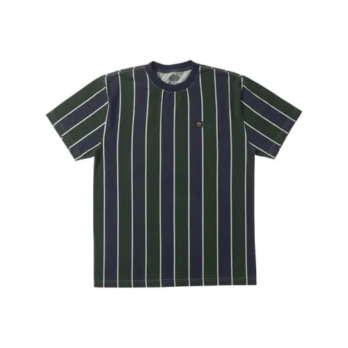 Dickies X JAKE HAYES T Shirts Men Blue Needle Green Stripes