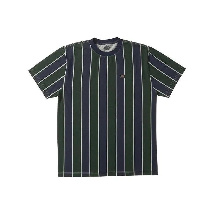 Dickies X JAKE HAYES T Shirts Men Blue Needle Green Stripes-0