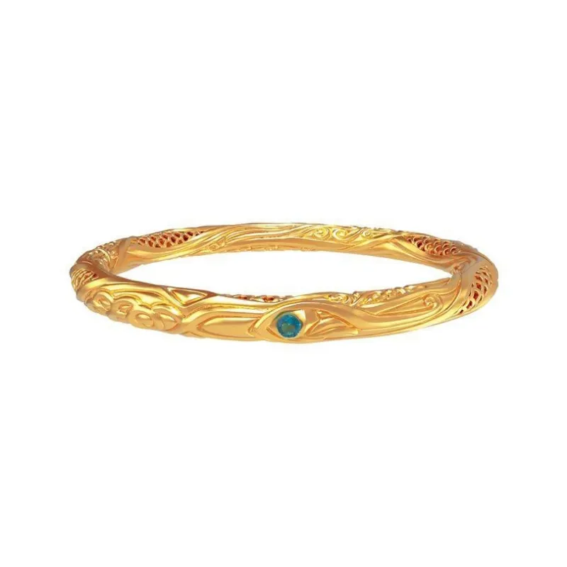 CUTE DAME Sterling Silver Bangles Unisex-6