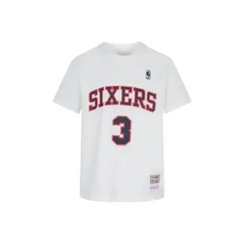 Mitchell & Ness T Shirt Unisex White