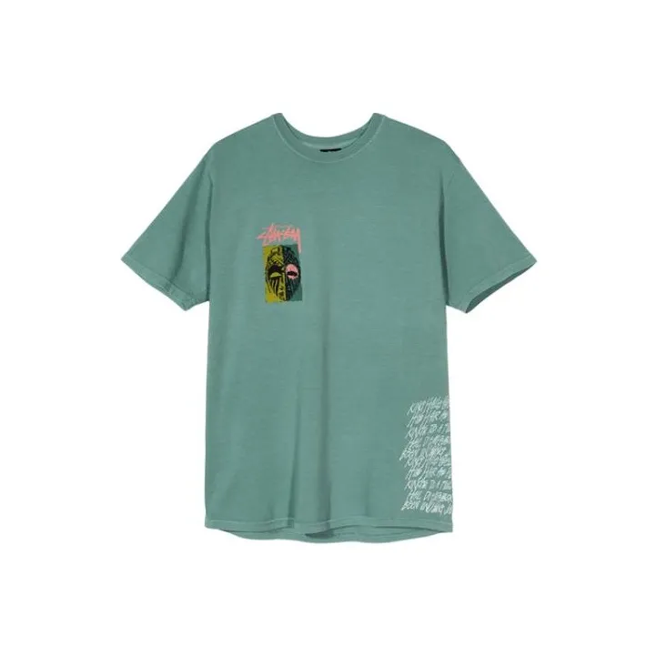 Stussy Masks Pigment Dyed Tee T Shirt Men's-13