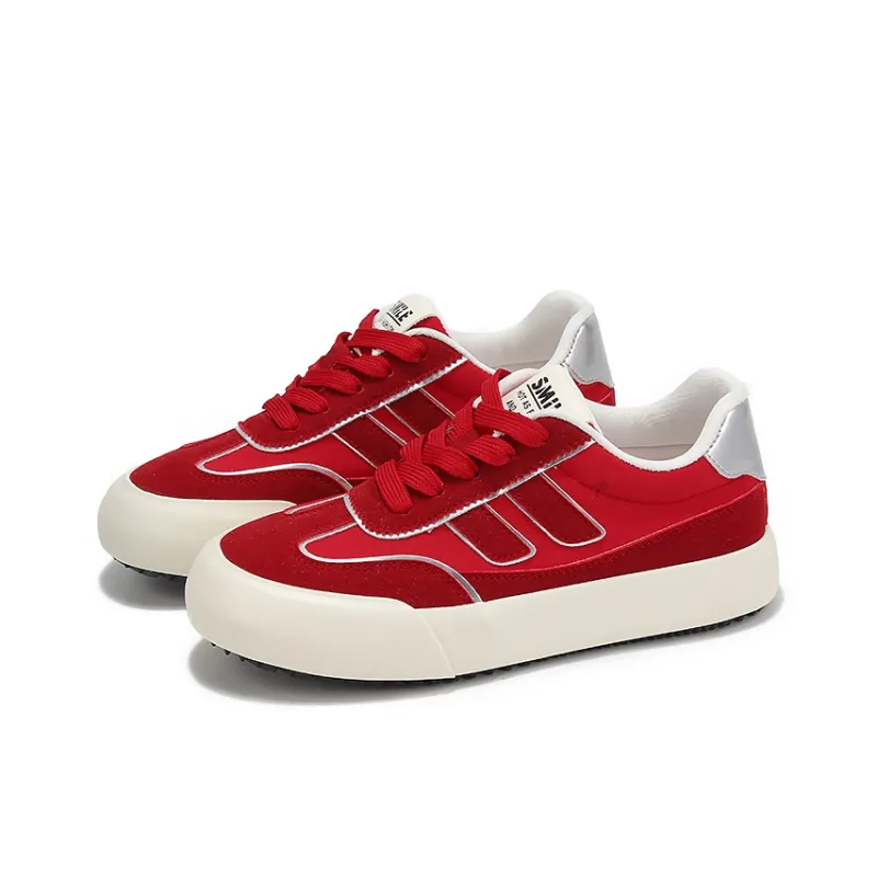 Yobn Anti Slip And Wear Resistant Breathable Low Top Skateboard Shoes Women's-7