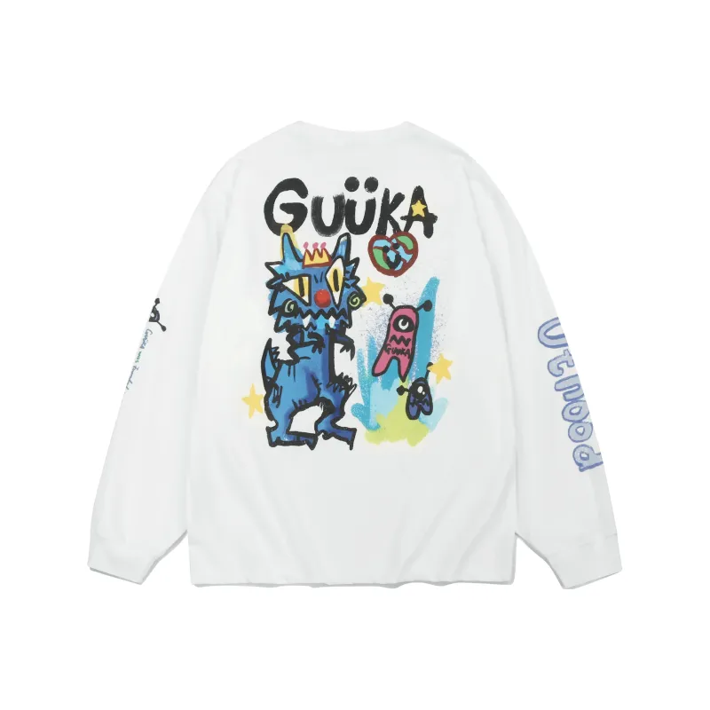 Guuka Long Sleeved T Shirt Unisex Neon Yellow-8