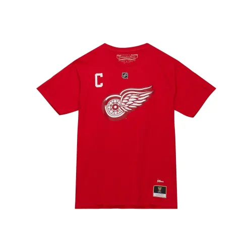 Mitchell Ness T-Shirts Men Red