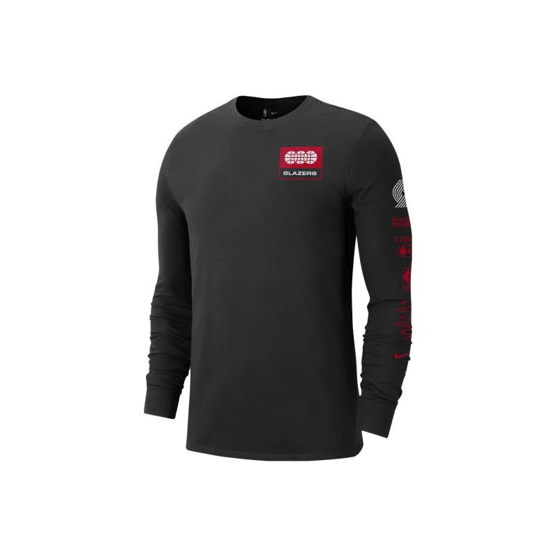 Nike Portland Trail Blazers Essential Men's Nike Nba Long Sleeve T Shirt-0