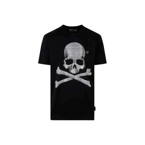 PHILIPP PLEIN Skull Printed Crewneck T Shirt
