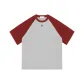 Gray & Dark Red