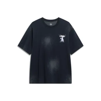 LiNing x DISHINI,LIANMINGKUAN Disney T Shirt Men's Black