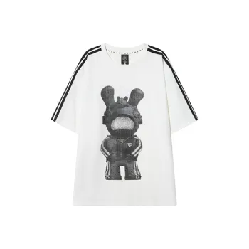 TCH T Shirt Unisex White With Black Logo