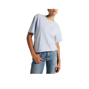 Converse Go-To Embroidered Star Chevron Standard-Fit T-Shirt T-Shirt Unisex Light Blue