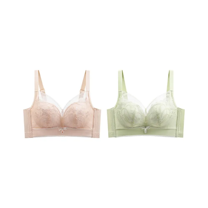 2323 Bra Women's 2 Pack Pink Skin-2