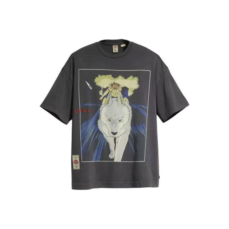 Levis X Princess Mononoke San's Mask T shirt-0