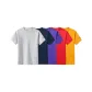 5 Pcs Pack (White+Gray+Navy Blue+Purple+Red+Yellow)
